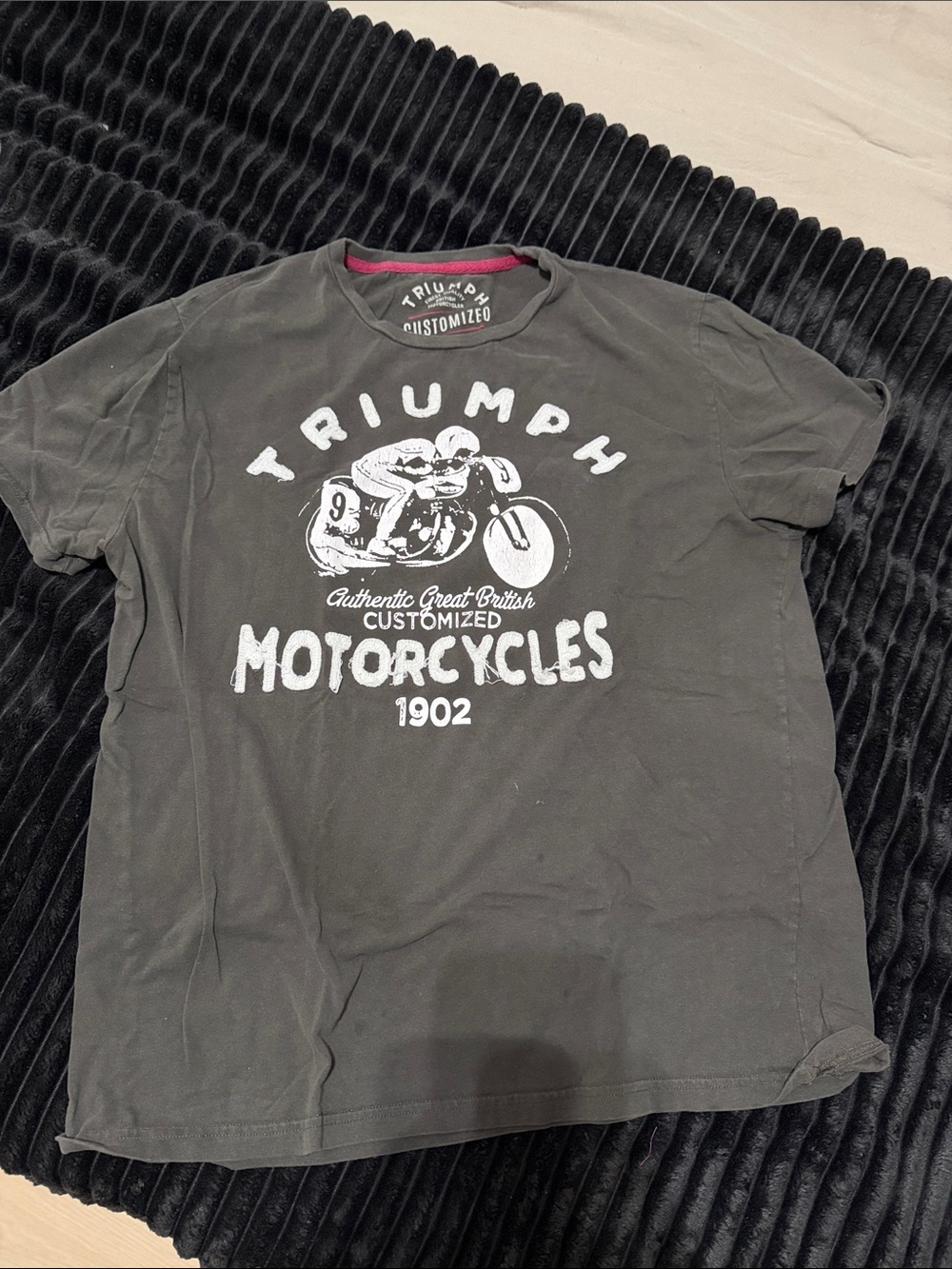 Triumph Black Graphic Motorcycles Tee